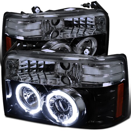 Spec-D Tuning 92-96 Ford F150 Projector Headlight 2LHP-F15092G-TM